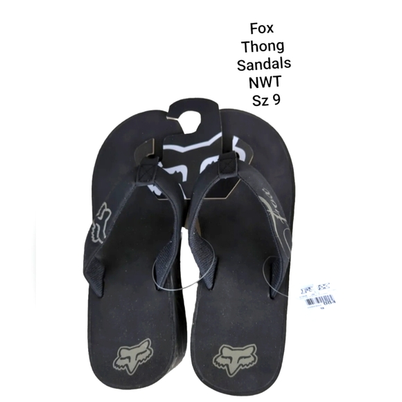 Fox Shoes - Fox Party People Wedge Thong Sandals Womens Style# 01018 2.3" Heel  Sz. 9  NWT